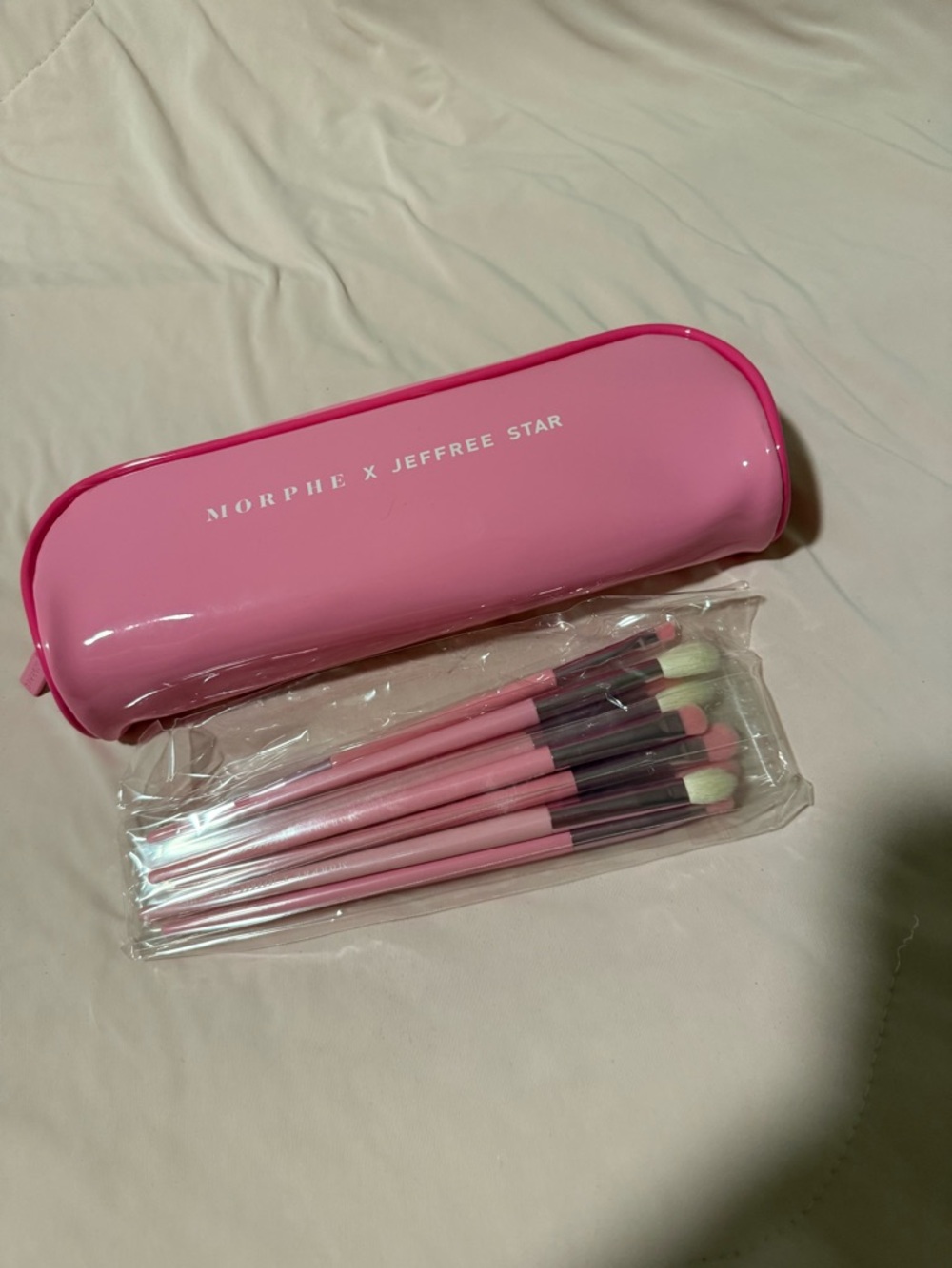 Morphe x Jeffree Star Pink Brush Set with Case